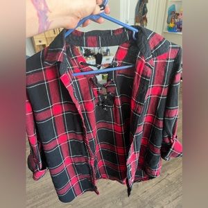 Womens Derek Heart flannel size small
